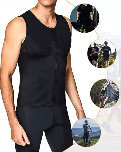 CHALECO ADELGAZANTE DEPORTIVO DE NEOPRENO PARA HOMBRE