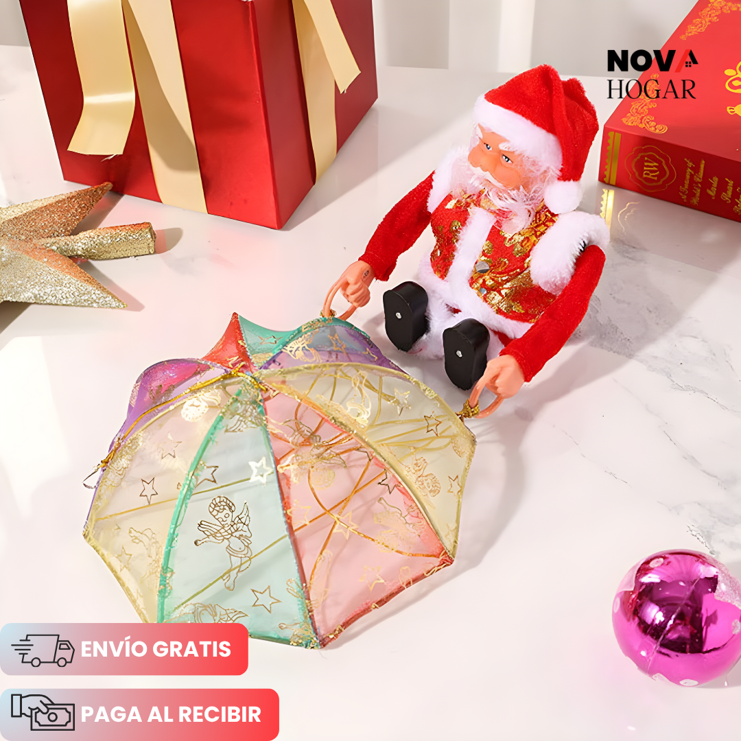 SantaDrop™ Santa Paracaidista Giratorio