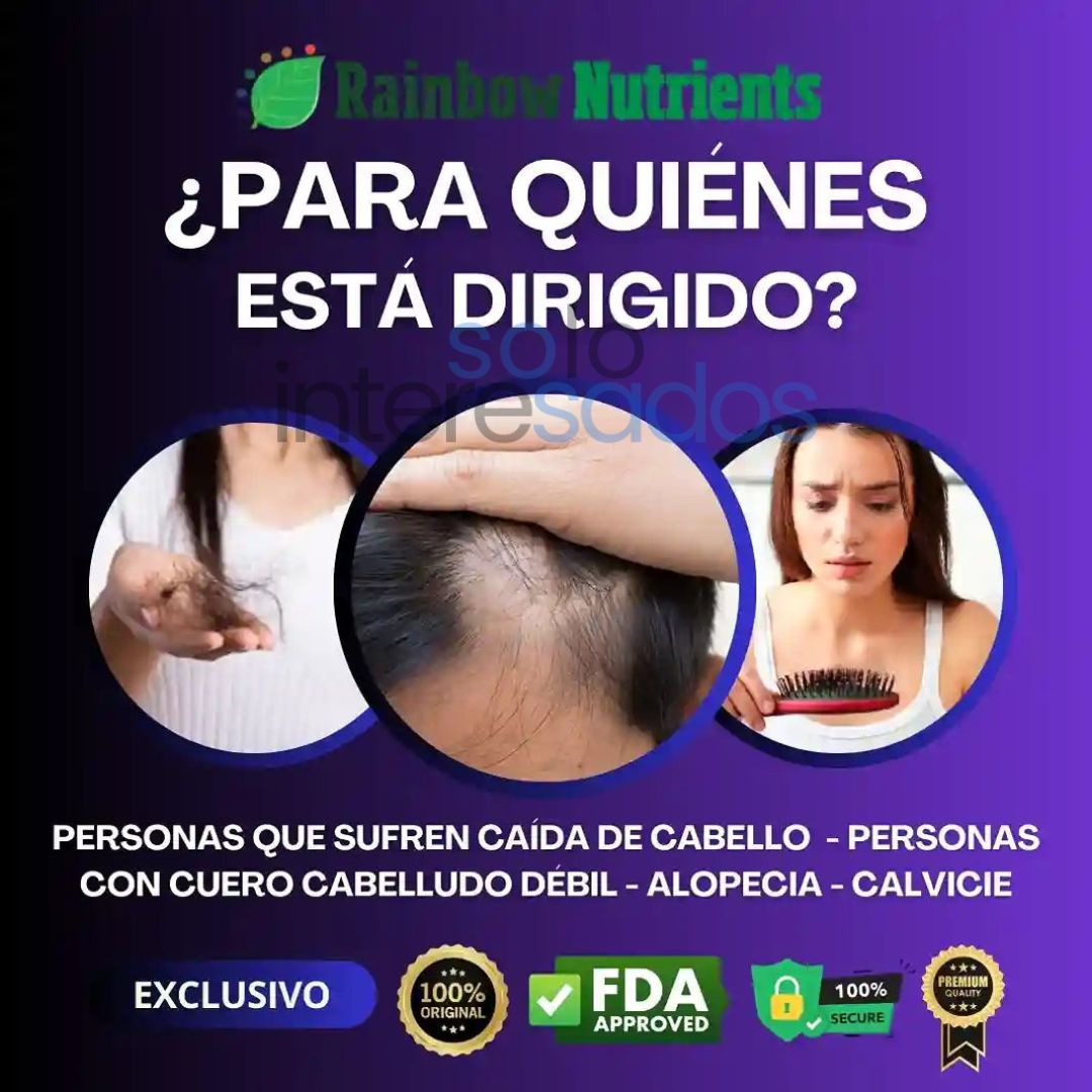 Biotina Hair Growth – Fortalece tu cabello y devolvéle su brillo natural (30 cápsulas)