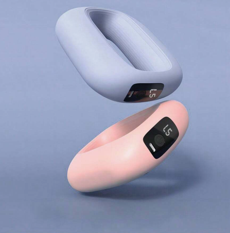 ANILLO MASAJEADOR CORPORAL RECARGABLE CON VIBRACIÓN Y CINTURÓN
