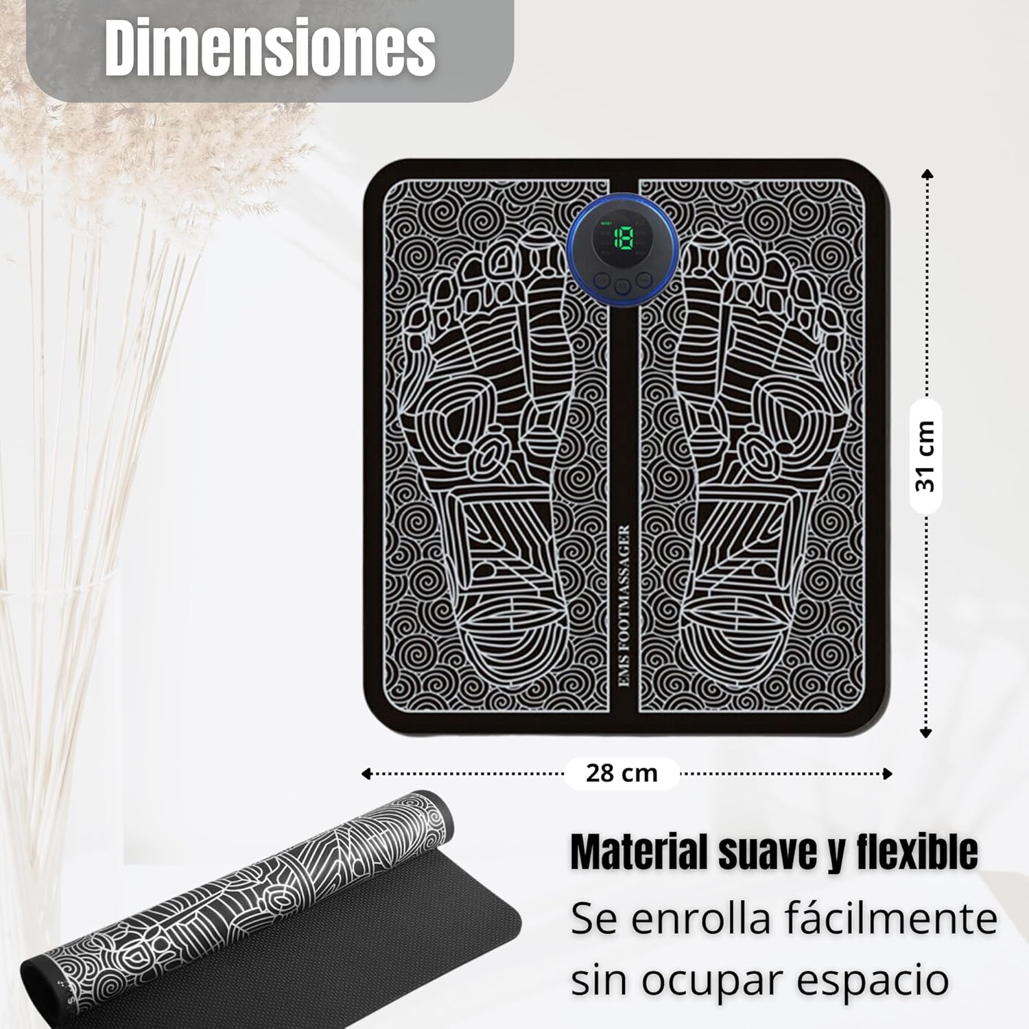 SÚPER Masajeador Eléctrico Para Pies EMS