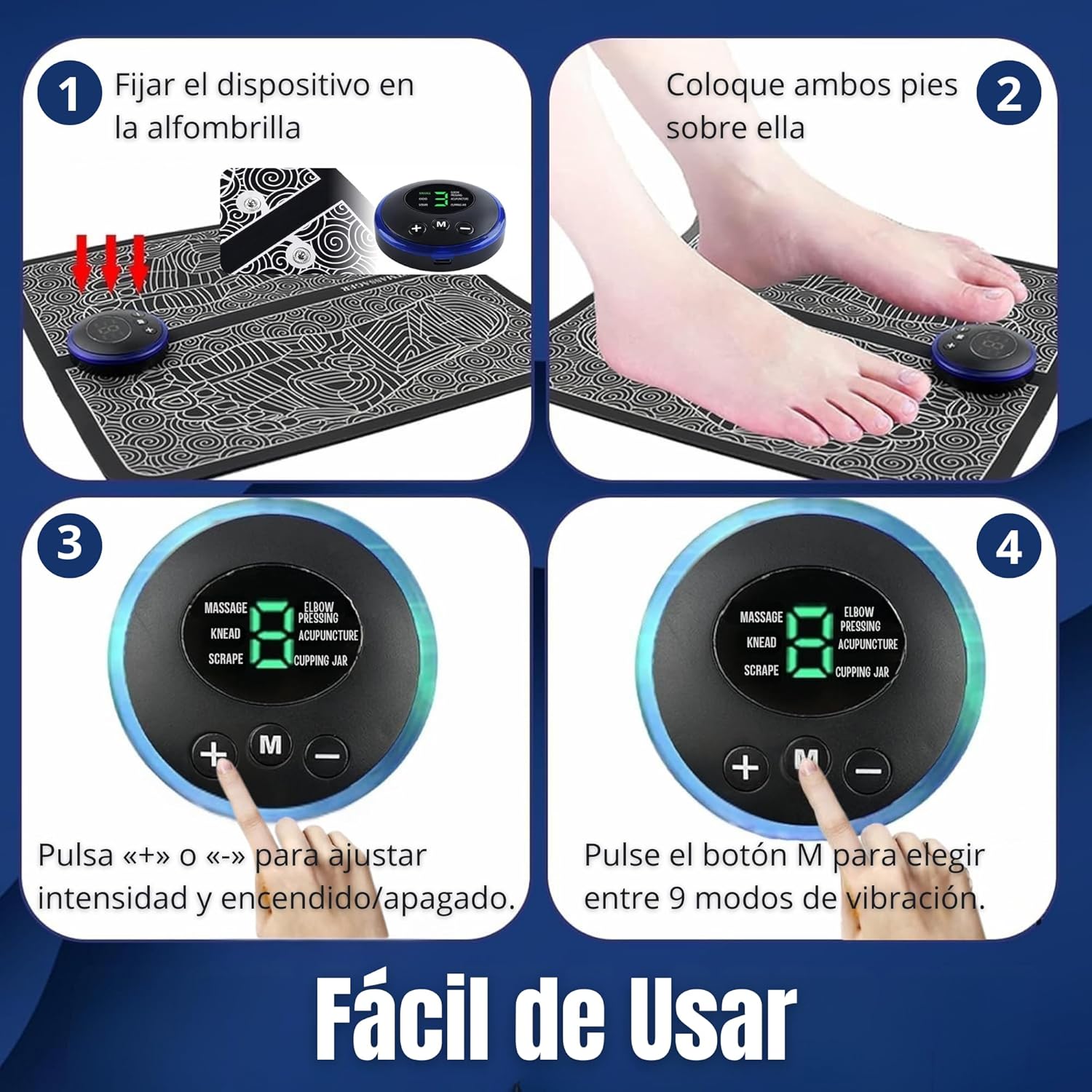 SÚPER Masajeador Eléctrico Para Pies EMS