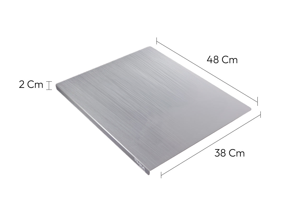 COMBO Tabla de picar acero inoxidable | Recoge Alimentos