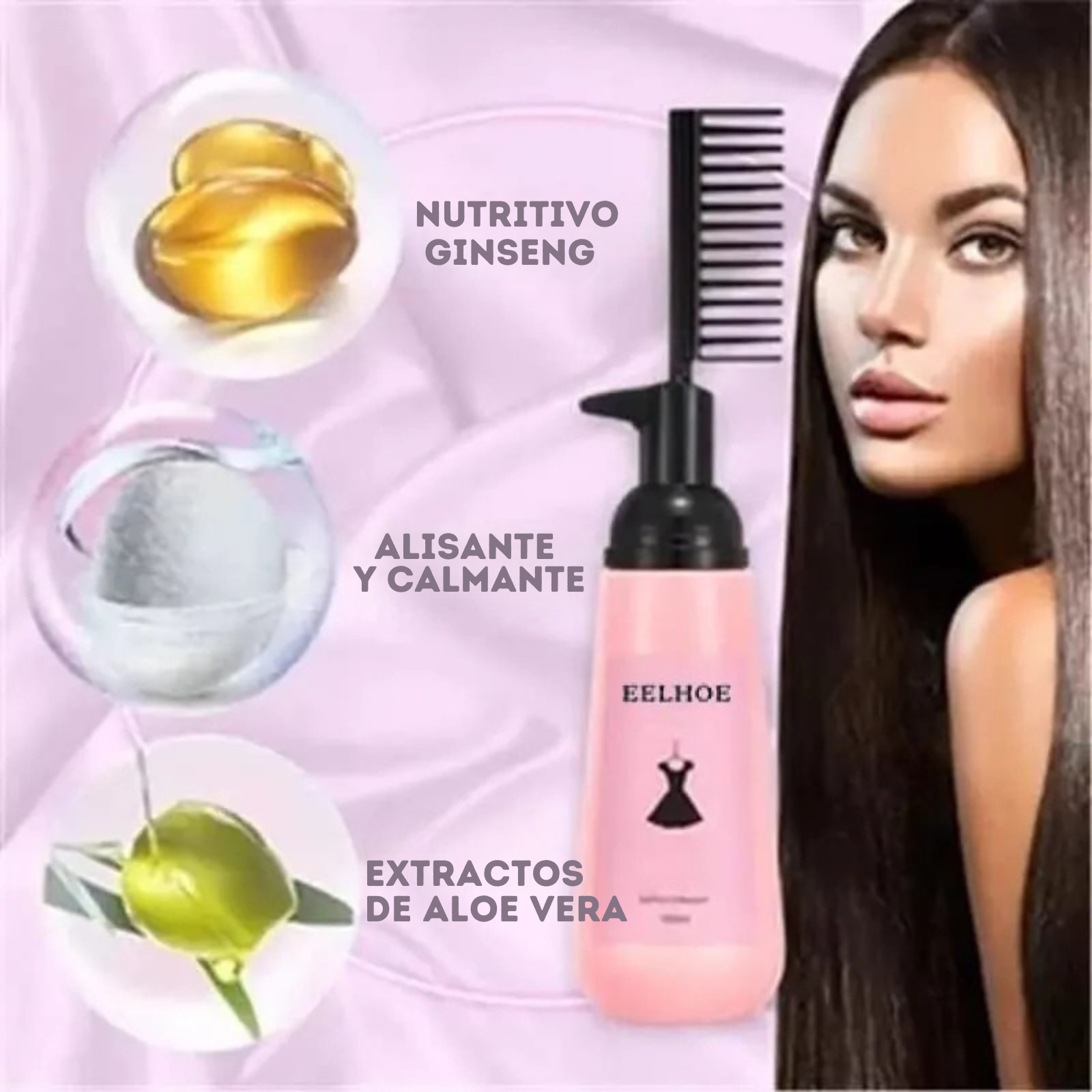 CREMA ALISADORA – CABELLO LISO Y BRILLANTE AL INSTANTE